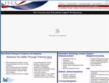 Tablet Screenshot of itcssolutions.com